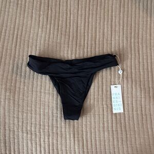 Frankies Bikinis Black Nick Bottom